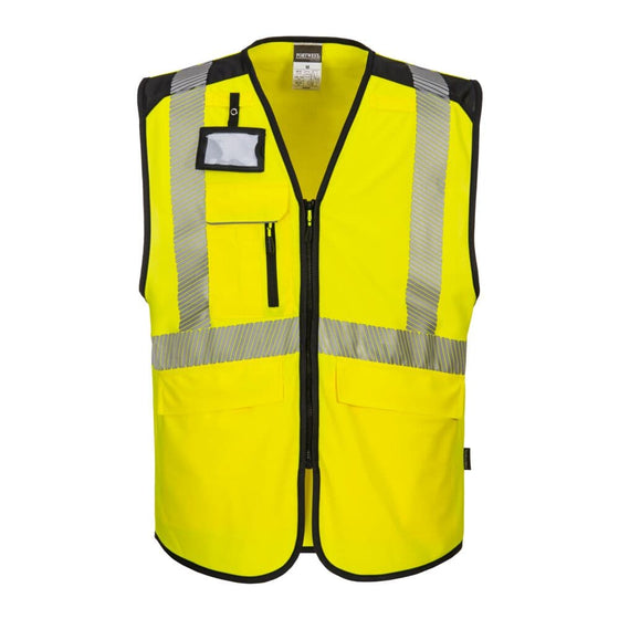 PORTWEST PW309 PW3 HI-VIS EXECUTIVE VEST