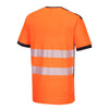 PORTWEST PW310 PW3 HI-VIS V-NECK MESH INSERT T-SHIRT S/S