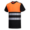 PORTWEST PW311 PW3 HI-VIS COTTON COMFORT CLASS 1 T-SHIRT S/S