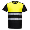 PORTWEST PW311 PW3 HI-VIS COTTON COMFORT CLASS 1 T-SHIRT S/S