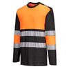 PORTWEST PW312 PW3 HI-VIS COTTON COMFORT CLASS 1 T-SHIRT L/S