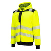 PORTWEST PW327 PW3 HI-VIS ZIP HOODIE