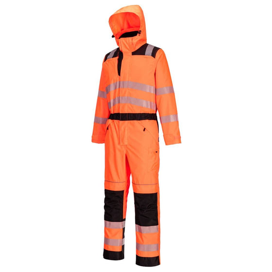 PORTWEST PW355 PW3 HI-VIS RAIN COVERALL