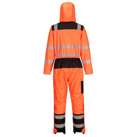 PORTWEST PW355 PW3 HI-VIS RAIN COVERALL