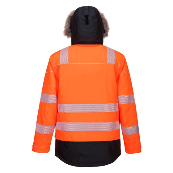 PORTWEST PW369 PW3 HI-VIS WINTER PARKA JACKET