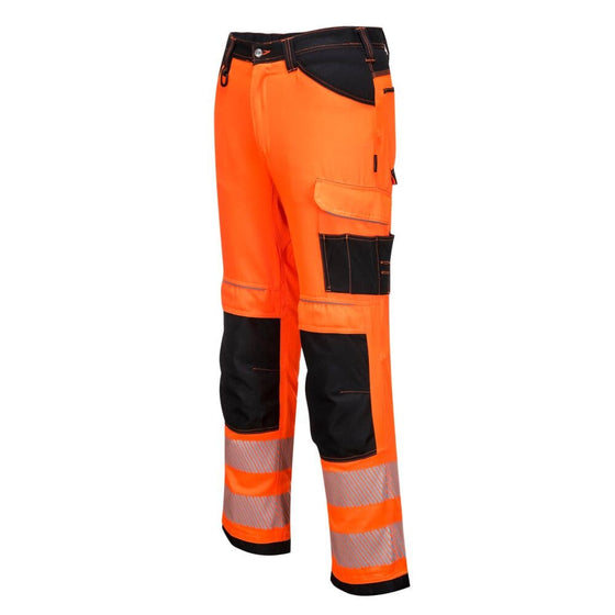 PORTWEST PW385 PW3 HI-VIS WOMEN'S STRETCH WORK TROUSERS