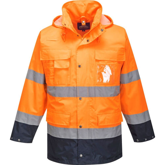 PORTWEST S162 HI-VIS 3-IN-1 CONTRAST LITE WATERPROOF JACKET