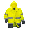 PORTWEST S162 HI-VIS 3-IN-1 CONTRAST LITE WATERPROOF JACKET