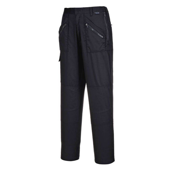 PORTWEST S687 WOMEN'S ACTION TROUSERS Black XS Regular - Workwear Nation Ltd