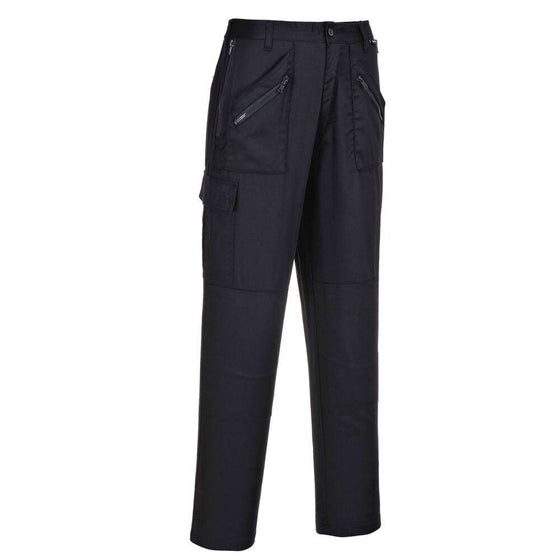 PORTWEST S687 WOMEN'S ACTION TROUSERS Black XS Regular - Workwear Nation Ltd