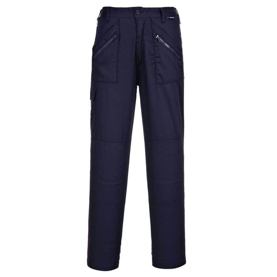 PORTWEST S687 WOMEN'S ACTION TROUSERS Black XS Regular - Workwear Nation Ltd