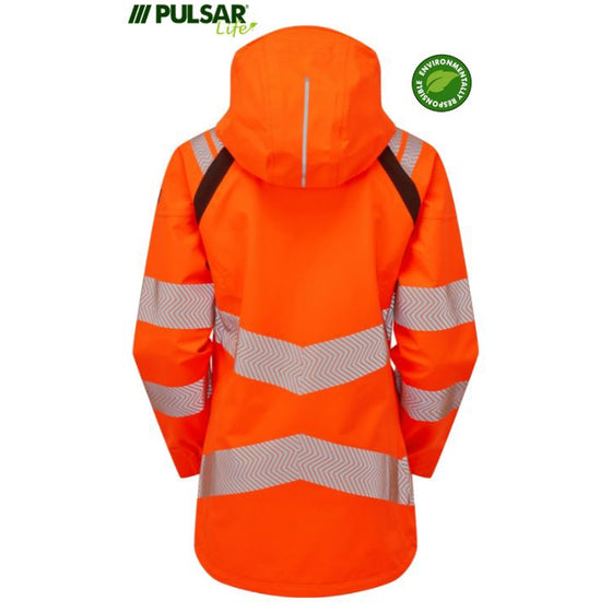 PULSAR® LIFE LFE910 GRS Waterproof Shell Jacket Orange - Premium HI-VIS JACKETS & COATS from Pulsar - Just £153.66! Shop now at Workwear Nation Ltd