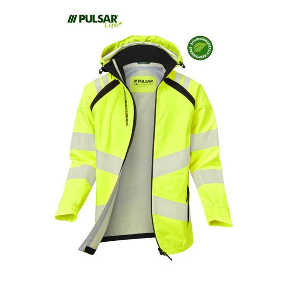 PULSAR® LIFE LFE959 GRS Women's Shell Jacket Yellow - Premium HI-VIS JACKETS & COATS from Pulsar - Just £153.66! Shop now at Workwear Nation Ltd