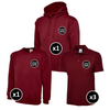 Uneek Hoodie, Sweatshirt & Polo Shirts Bundle Inc Logo - 5 Items