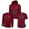 Uneek Hoodie, Sweatshirt & T-Shirts Bundle Inc Logo - 5 Items