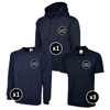 Uneek Hoodie, Sweatshirt & Polo Shirts Bundle Inc Logo - 5 Items