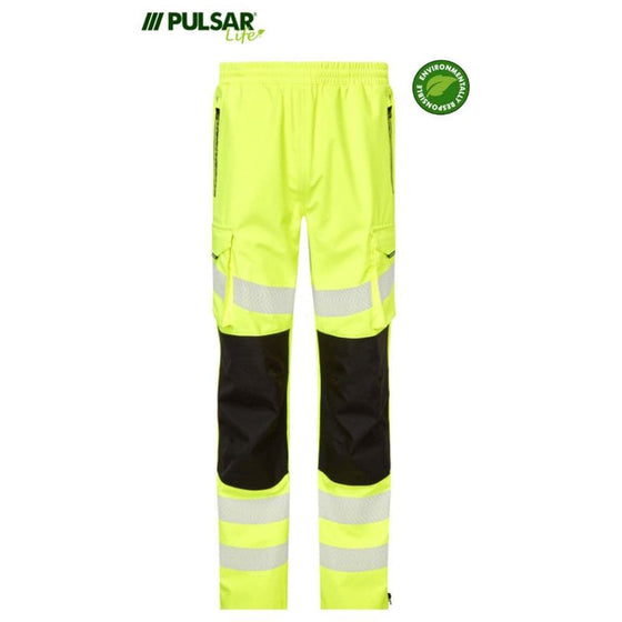 PULSAR® LIFE LFE906 GRS Waterproof Overtrouser Yellow - Premium HI-VIS TROUSERS from Pulsar - Just £101.03! Shop now at Workwear Nation Ltd