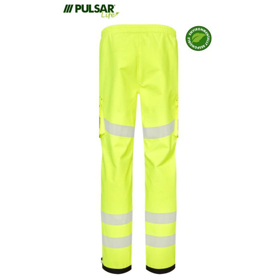 PULSAR® LIFE LFE906 GRS Waterproof Overtrouser Yellow - Premium HI-VIS TROUSERS from Pulsar - Just £101.03! Shop now at Workwear Nation Ltd