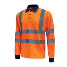  U-POWER SHINE HI-VIS LONG-SLEEVED POLO SHIRT