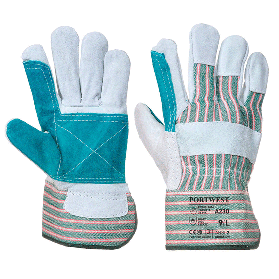 Portwest A230 Double Palm Rigger Glove - Premium GLOVES from Portwest - Just £2.37! Shop now at Workwear Nation Ltd