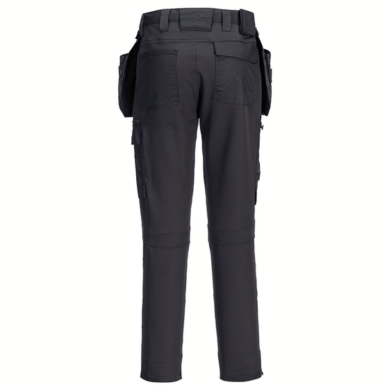 Portwest DX456 4-Way Stretch Craft Holster Kneepad Trousers - Premium KNEE PAD TROUSERS from Portwest - Just £52.54! Shop now at Workwear Nation Ltd