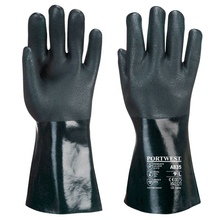  Portwest A835 Double Dipped PVC Gauntlet Glove 35cm - Premium GLOVES from Portwest - Just £3.16! Shop now at Workwear Nation Ltd
