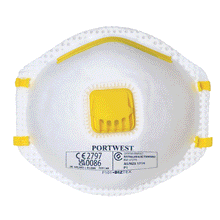  Portwest P101 FFP1 Valved Respirator Face Mask (Pk10)