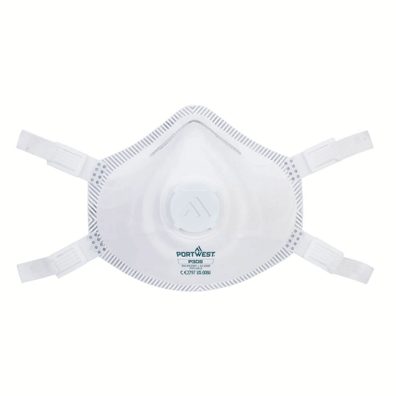 Portwest P305 FFP3 Premium Dolomite Respirator Face Mask (Pk5)
