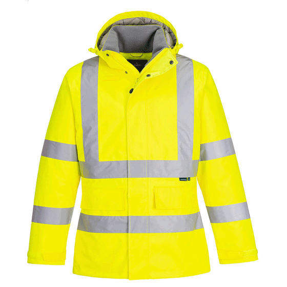 Portwest EC60 Eco Hi-Vis Waterproof Winter Jacket - Premium HI-VIS JACKETS & COATS from Portwest - Just £43.77! Shop now at Workwear Nation Ltd