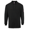Portwest FR10 Flame Resistant Anti-Static Long Sleeve Polo Shirt - Premium FLAME RETARDANT SHIRTS from Portwest - Just A$77.27! Shop now at Workwear Nation Ltd