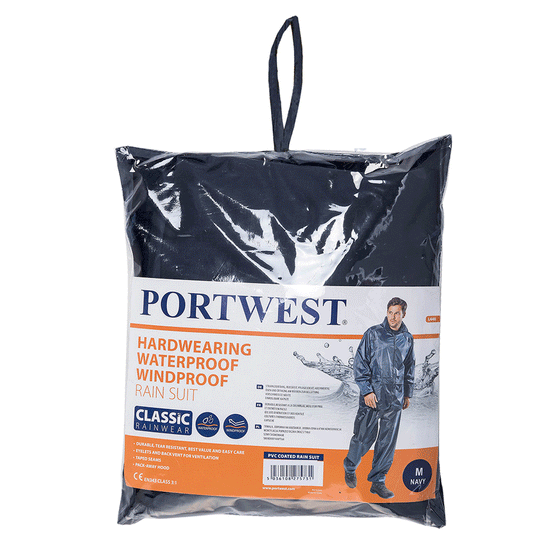 Portwest A2 Essentials Rainsuit (2 Piece Suit) - Premium WATERPROOF JACKETS & SUITS from Portwest - Just £17.46! Shop now at Workwear Nation Ltd