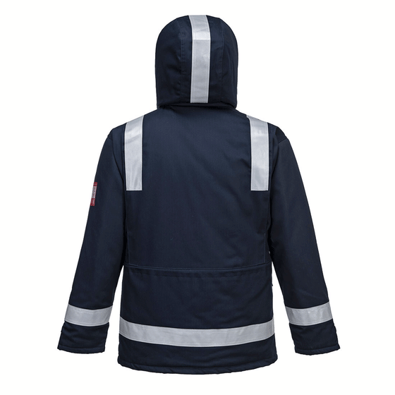 Portwest FR59 FR Anti-Static Winter Jacket - Premium FLAME RETARDANT JACKETS from Portwest - Just £124.47! Shop now at Workwear Nation Ltd