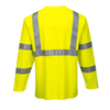 Portwest FR96 FR Hi-Vis Long Sleeve T-Shirt - Premium FLAME RETARDANT SHIRTS from Portwest - Just A$134.35! Shop now at Workwear Nation Ltd