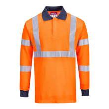 Portwest FR76 Flame Resistant RIS Polo Shirt - Premium FLAME RETARDANT SHIRTS from Portwest - Just £63.07! Shop now at Workwear Nation Ltd