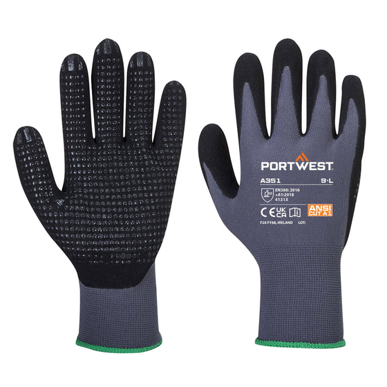 Portwest A351 DermiFlex Plus Nitrile Glove
