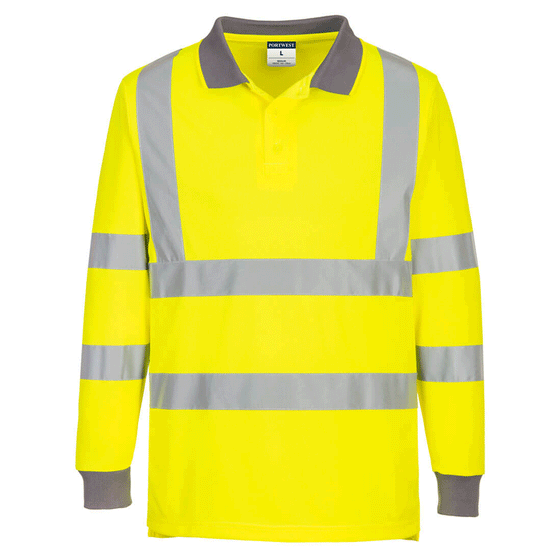 Portwest EC11 Eco Hi-Vis Polo Shirt (6 Pack) - Premium HI-VIS T-SHIRTS from Portwest - Just £94.65! Shop now at Workwear Nation Ltd