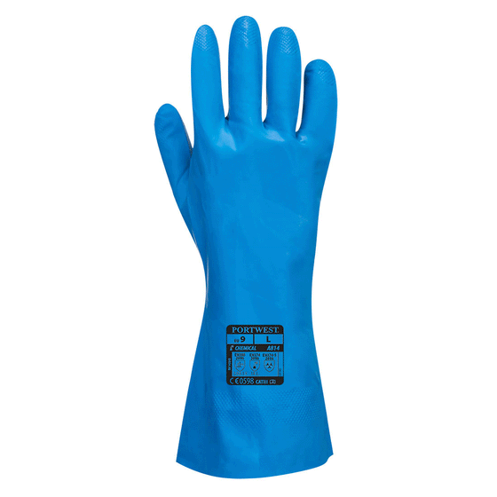 Portwest A814 Food Approved Nitrile Gauntlet Gloves
