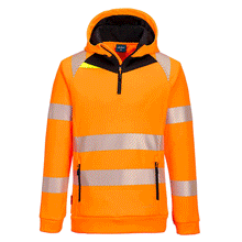 Sudadera flúor Xenon Rugby con paneles de refuerzo PORTWEST B308 Sudadera flúor Xenon Rugby con paneles de refuerzo PORTWEST B308