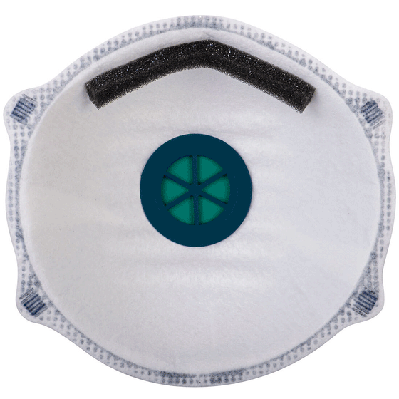 Portwest P223 FFP2 Carbon Valved Dolomite Respirator (Pk10) - Premium FACE PROTECTION from Portwest - Just £8.33! Shop now at Workwear Nation Ltd