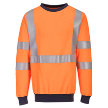 Portwest FR703 Flame Resistant RIS Sweatshirt - Premium FLAME RETARDANT SHIRTS from Portwest - Just £71.05! Shop now at Workwear Nation Ltd