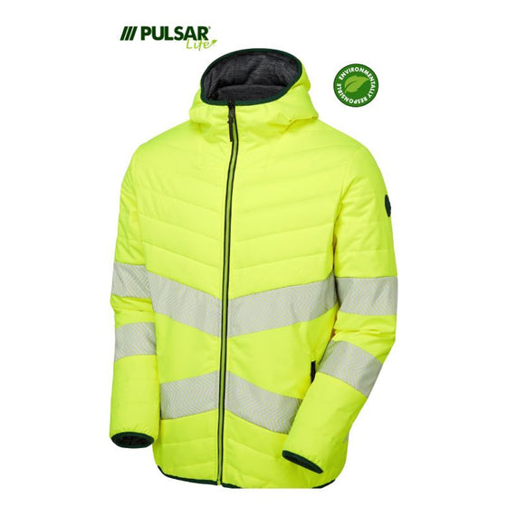 PULSAR® LIFE GRS LFE962 Women's Reversible Hi-Vis Puffer Jacket Yellow - Premium HI-VIS JACKETS & COATS from Pulsar - Just £126.30! Shop now at Workwear Nation Ltd