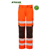  Pulsar Life LFE922 GRS Hi-Vis Stretch Combat Kneepad Trouser - Premium HI-VIS TROUSERS from Pulsar - Just £101.03! Shop now at Workwear Nation Ltd