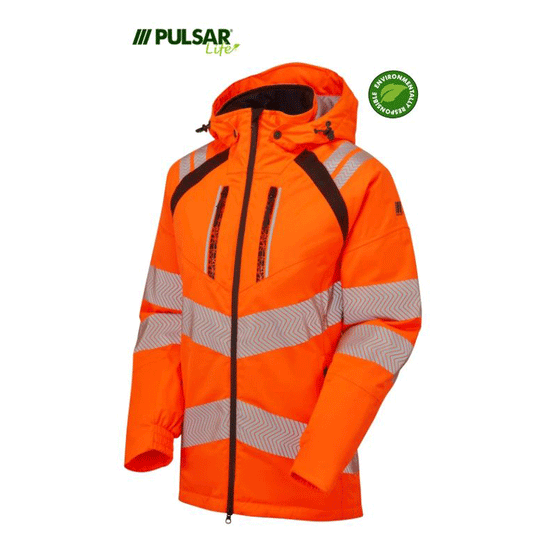 PULSAR® LIFE LFE969 GRS Women's Waterproof Hi-Vis Insulated Parka Orange - Premium HI-VIS JACKETS & COATS from Pulsar - Just £166.30! Shop now at Workwear Nation Ltd
