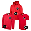 Uneek Hoodie, Sweatshirt & Polo Shirts Bundle Inc Logo - 5 Items