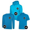 Uneek Hoodie, Sweatshirt & Polo Shirts Bundle Inc Logo - 5 Items