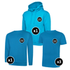 Uneek Hoodie, Sweatshirt & T-Shirts Bundle Inc Logo - 5 Items