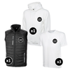 Bodywarmer, Hoodie & T-Shirts Bundle Inc Logo - 5 Items