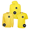 Uneek Hoodie, Sweatshirt & T-Shirts Bundle Inc Logo - 5 Items