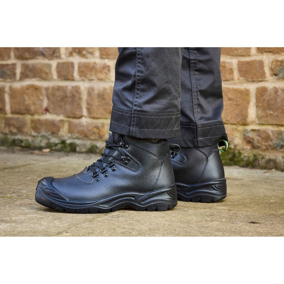 Apache Jupiter Black Mid-Cut Safety Work Boot Only Buy Now at Workwear Nation!