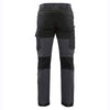 Pantalon de travail Blaklader 1422 4-Way Stretch Service Gris moyen / noir Achetez maintenant chez Workwear Nation !